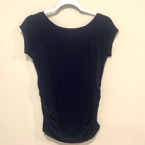 Pip & Vine Maternity Navy Tee, Medium - Picture 4 of 4